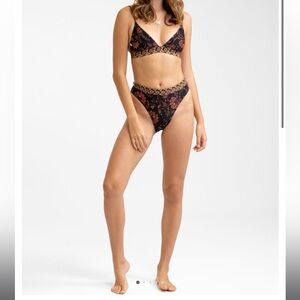 NWT Rhythm Toluca Xanadu High Waisted Bikini Bottoms